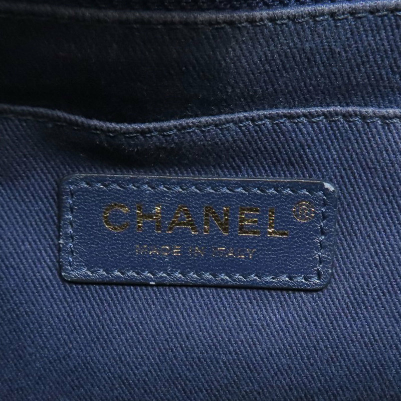 香奈兒 Coco Mark 女士小牛皮手提包-5