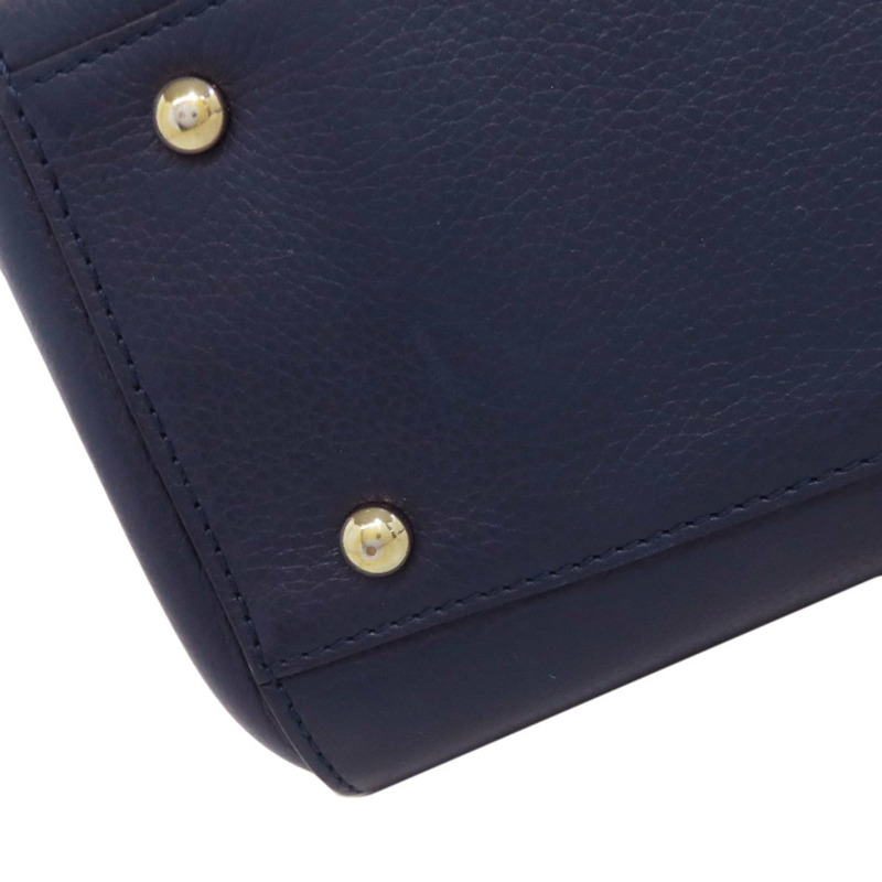 香奈兒 Coco Mark 女士小牛皮手提包-17