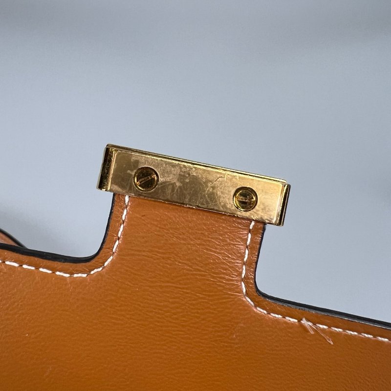 HERMES B刻 金棕CONSTANCE TO GO肩背包-9