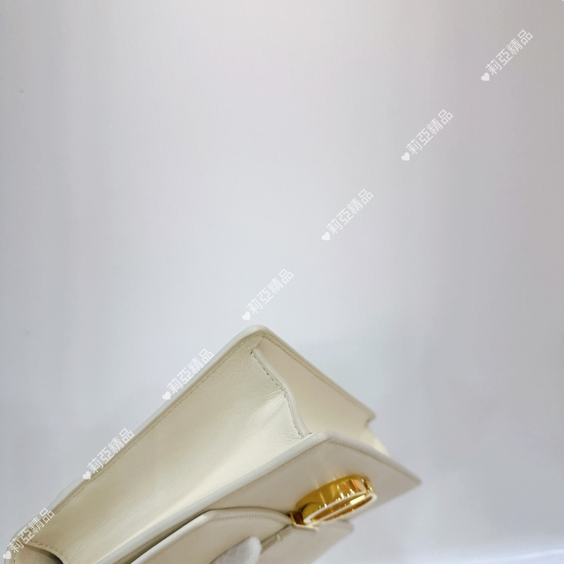 莉亞精品♡ Dior 蒙田30 奶油白金 二手美包-8