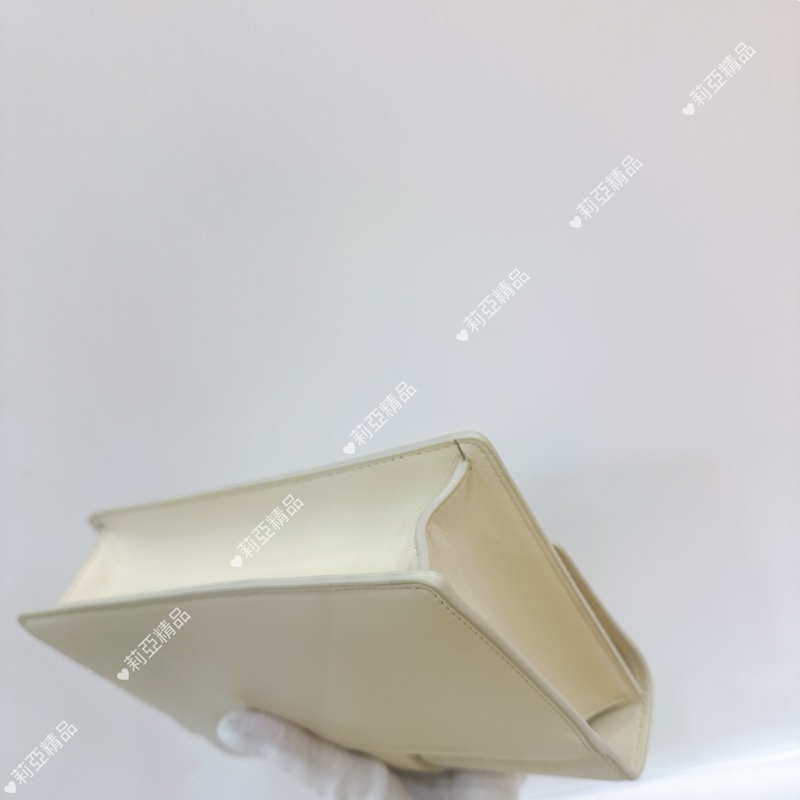 莉亞精品♡ Dior 蒙田30 奶油白金 二手美包-17