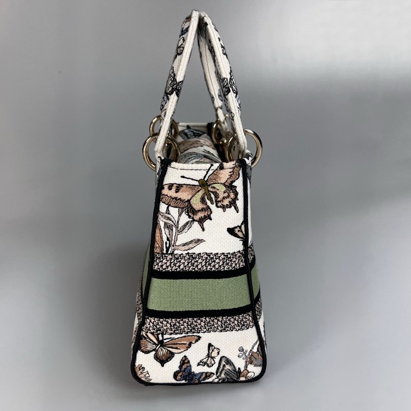 DIOR   帆布Blurred Flowers Corn 黛妃包-3