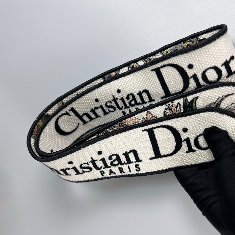 DIOR   帆布Blurred Flowers Corn 黛妃包-11