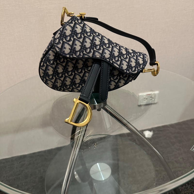 Dior Saddle 迷你馬鞍包附肩背帶-5