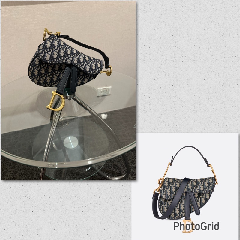 Dior Saddle 迷你馬鞍包附肩背帶-6