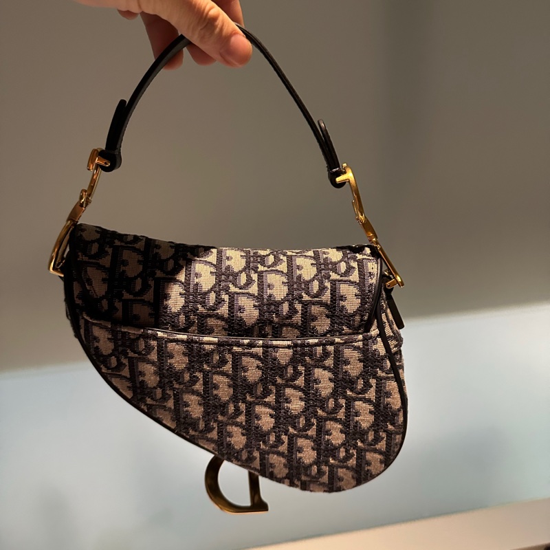 Dior Saddle 迷你馬鞍包附肩背帶-8