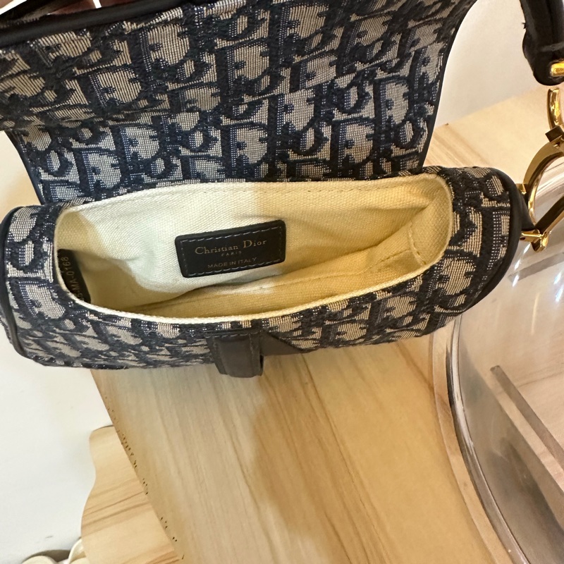 Dior Saddle 迷你馬鞍包附肩背帶-10