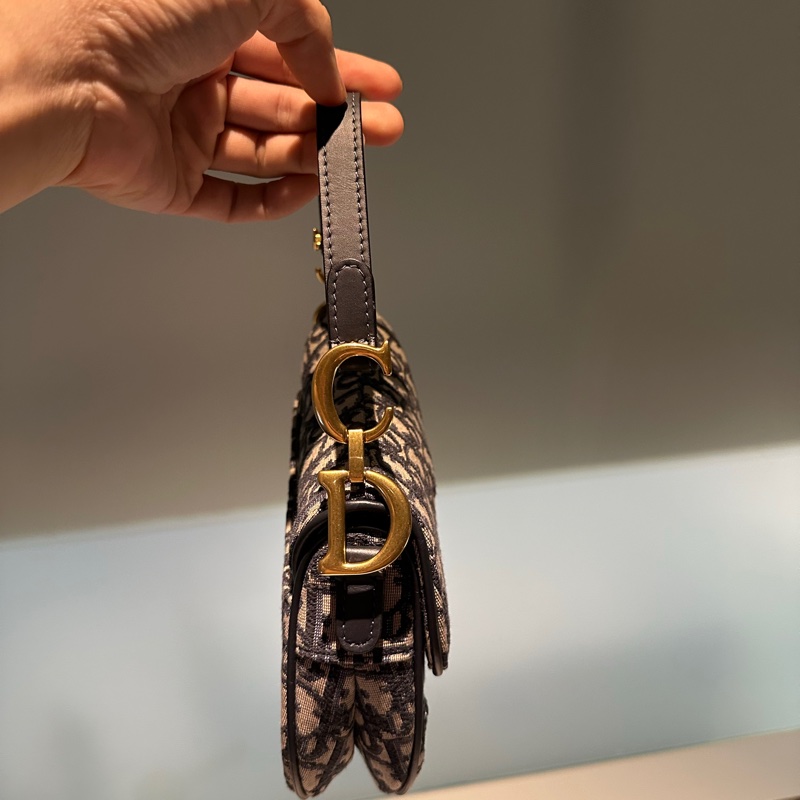 Dior Saddle 迷你馬鞍包附肩背帶-11