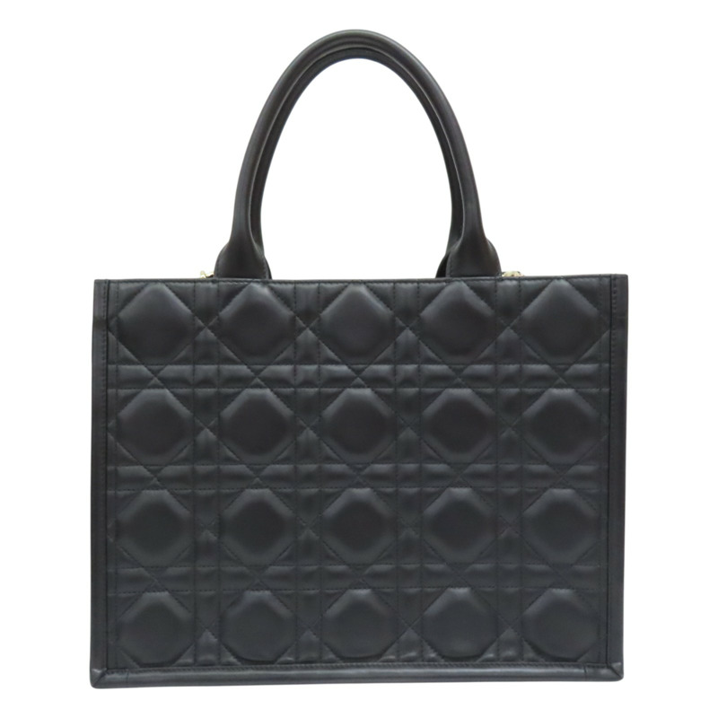 黑色牛皮 Book Tote 中型托特 兩用包 M1324【Dior 迪奧】 M1324OWHP_M900-1