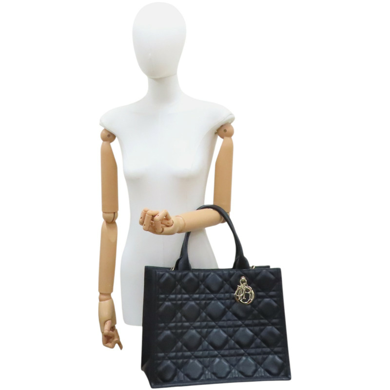 黑色牛皮 Book Tote 中型托特 兩用包 M1324【Dior 迪奧】 M1324OWHP_M900-11