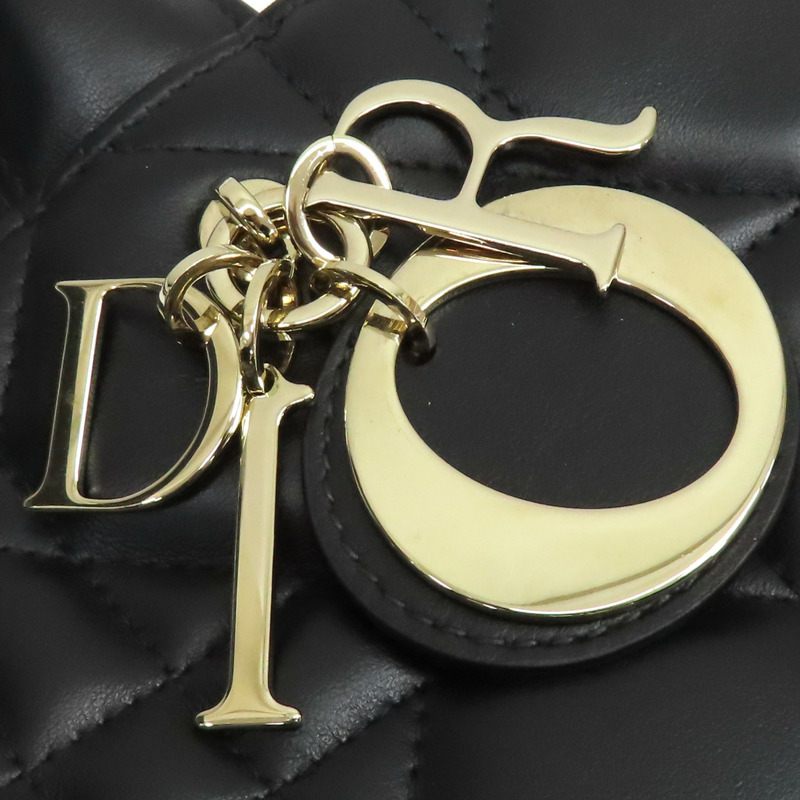 黑色牛皮 Book Tote 中型托特 兩用包 M1324【Dior 迪奧】 M1324OWHP_M900-17