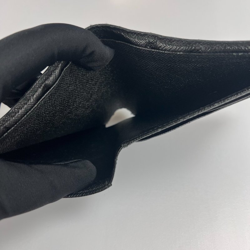 LV N63211 黑棋盤格Damier Graphite 對開短夾-5