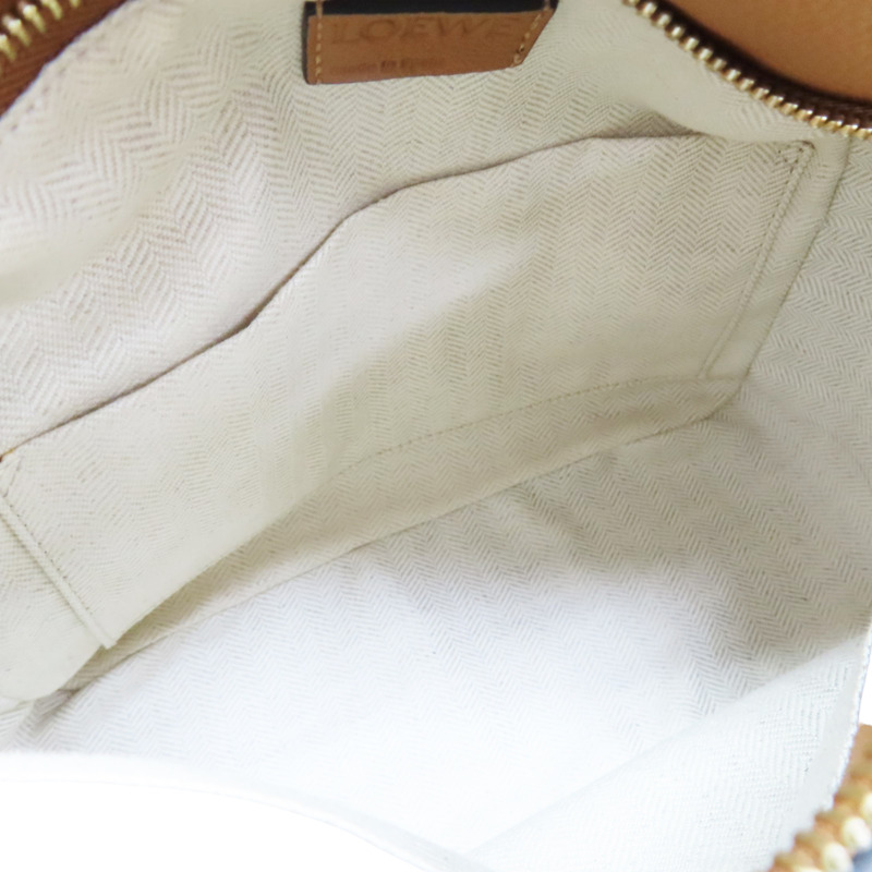 棕色 牛皮 Small Puzzle 肩背包【LOEWE 羅威】-4