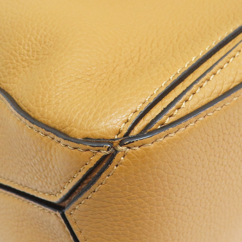 棕色 牛皮 Small Puzzle 肩背包【LOEWE 羅威】-10