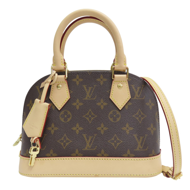 棕色 原花 帆布 ALMA BB 两用包【LOUIS VUITTON LV 路易威登】 M46990-0