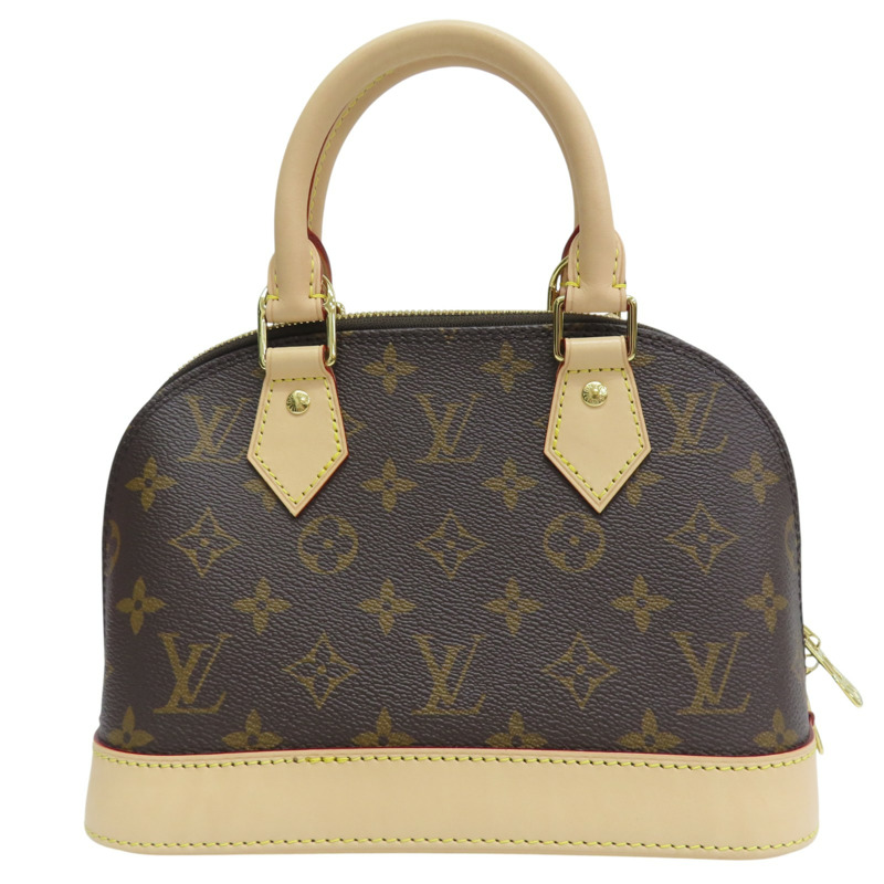 棕色 原花 帆布 ALMA BB 两用包【LOUIS VUITTON LV 路易威登】 M46990-1