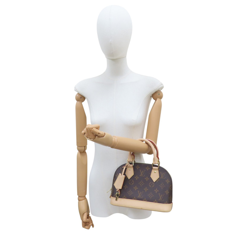 棕色 原花 帆布 ALMA BB 两用包【LOUIS VUITTON LV 路易威登】 M46990-7