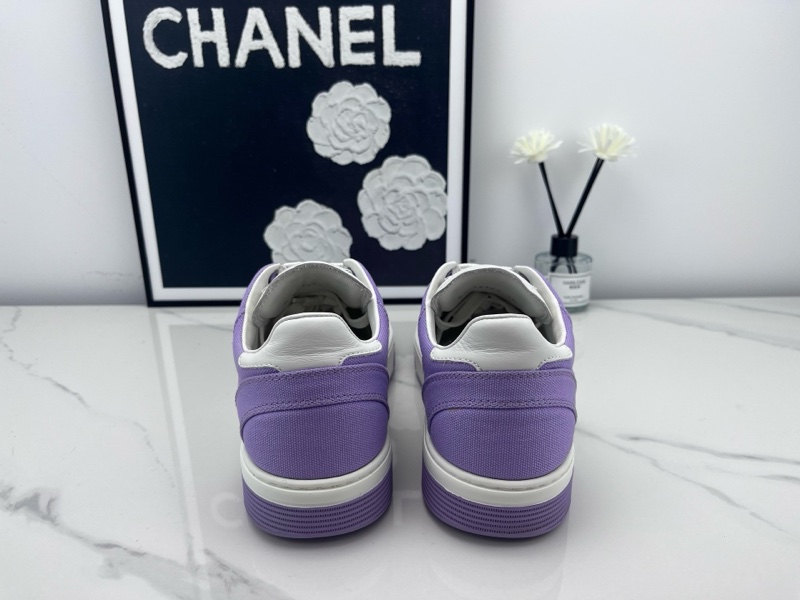 99新Chanel香奈兒 24c白紫板鞋 38碼成色如圖-2