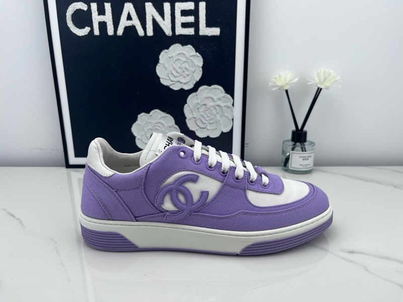 99新Chanel香奈兒 24c白紫板鞋 38碼成色如圖-5