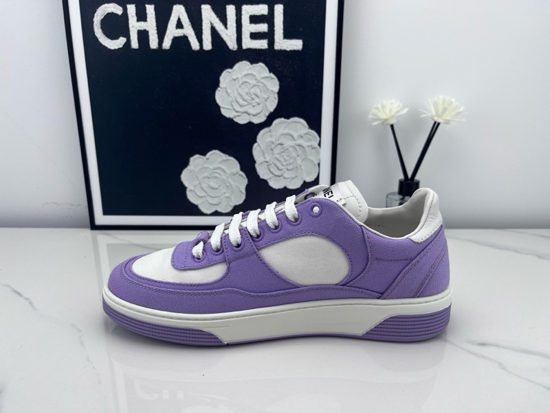 99新Chanel香奈兒 24c白紫板鞋 38碼成色如圖-6