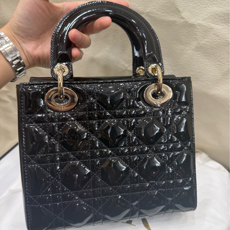 Dior四格黛妃漆皮22年-5