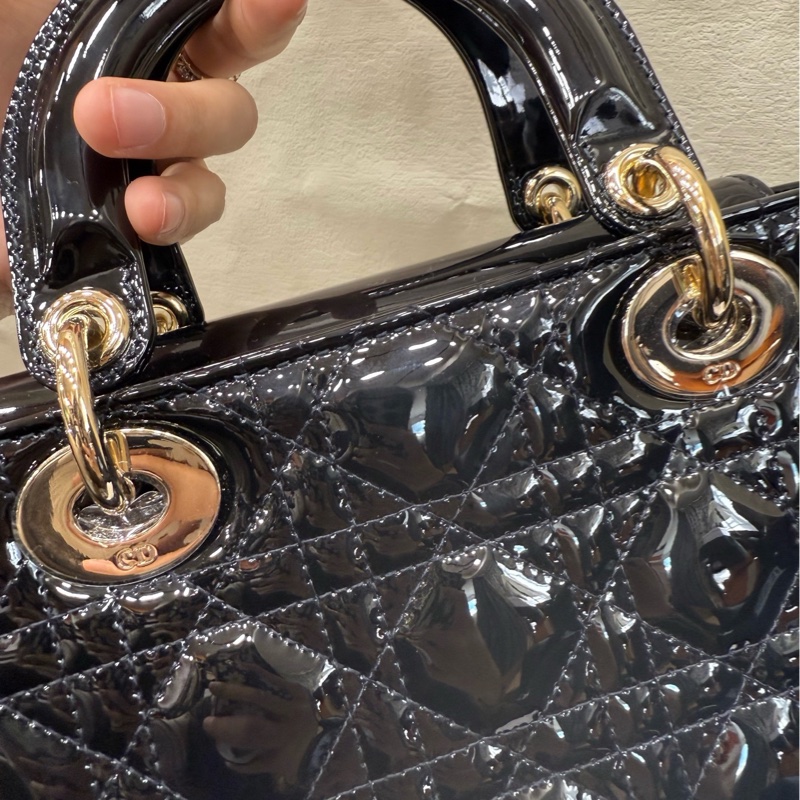 Dior四格黛妃漆皮22年-6