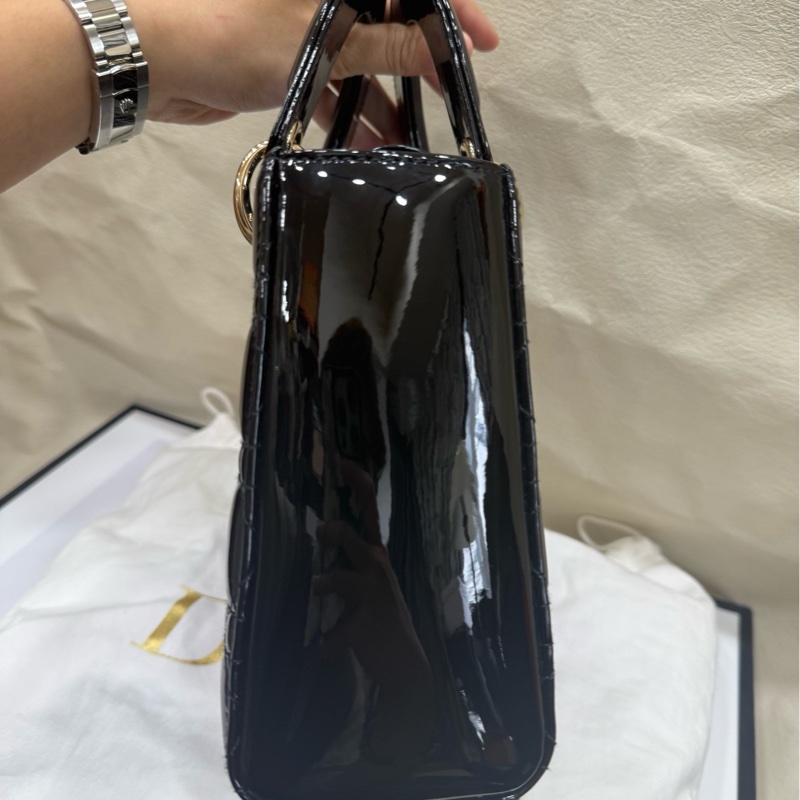 Dior四格黛妃漆皮22年-8