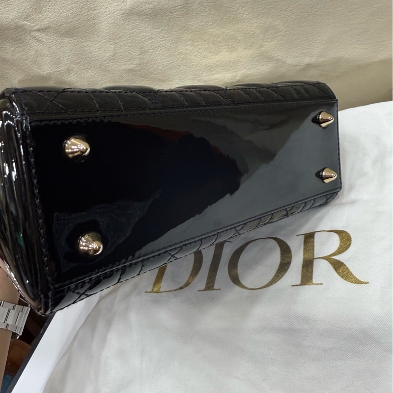 Dior四格黛妃漆皮22年-9