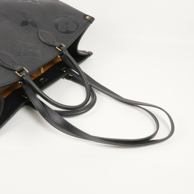 LOUIS VUITTON Monogram Empreinte On The Go GM金扣手挽肩背兩用袋-4