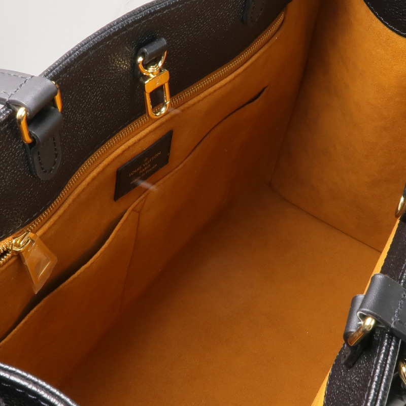 LOUIS VUITTON Monogram Empreinte On The Go GM金扣手挽肩背兩用袋-10