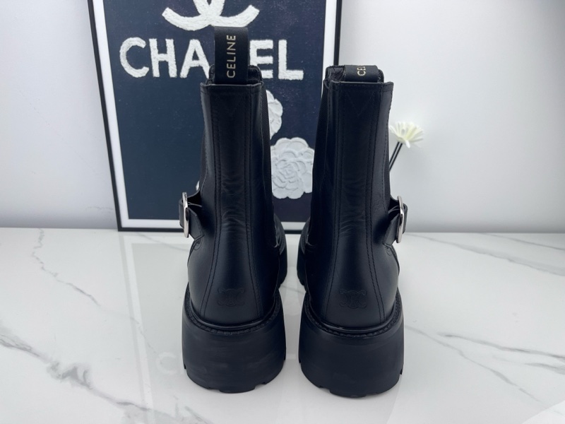 99新Celine賽琳calfskin馬丁靴 39碼 成色如圖-1