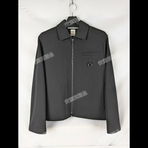 莉亞精品♡Hermes 黑色拉鏈夾克 尺碼34 全新閒置