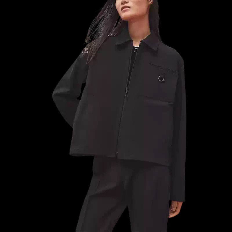 莉亞精品♡Hermes 黑色拉鏈夾克 尺碼34 全新閒置-1