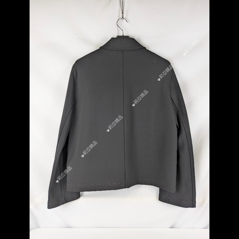 莉亞精品♡Hermes 黑色拉鏈夾克 尺碼34 全新閒置-3