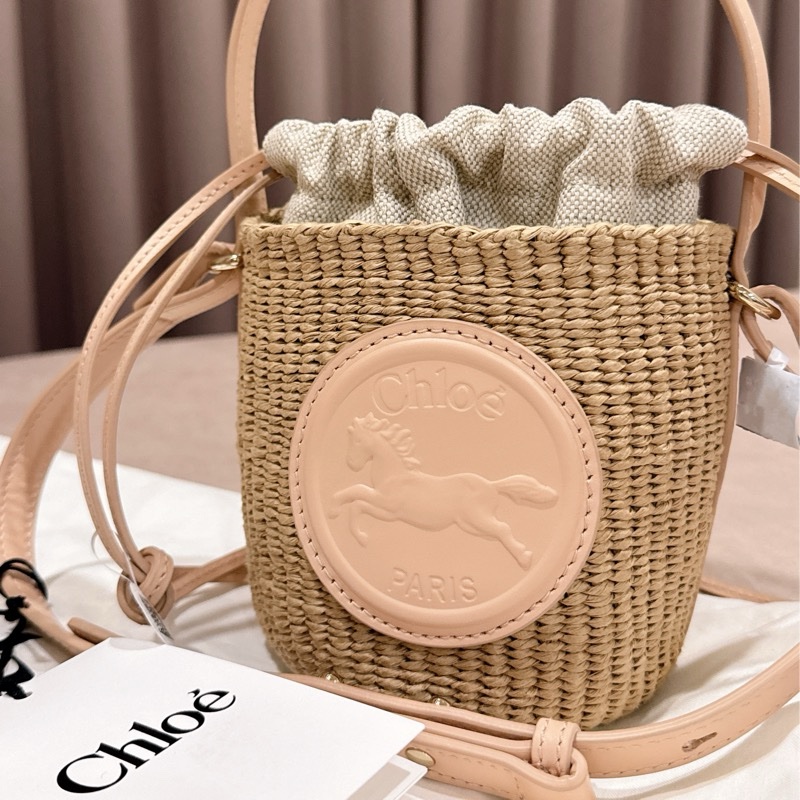 全新 Chloe Horse Medal Bucket Bag-0