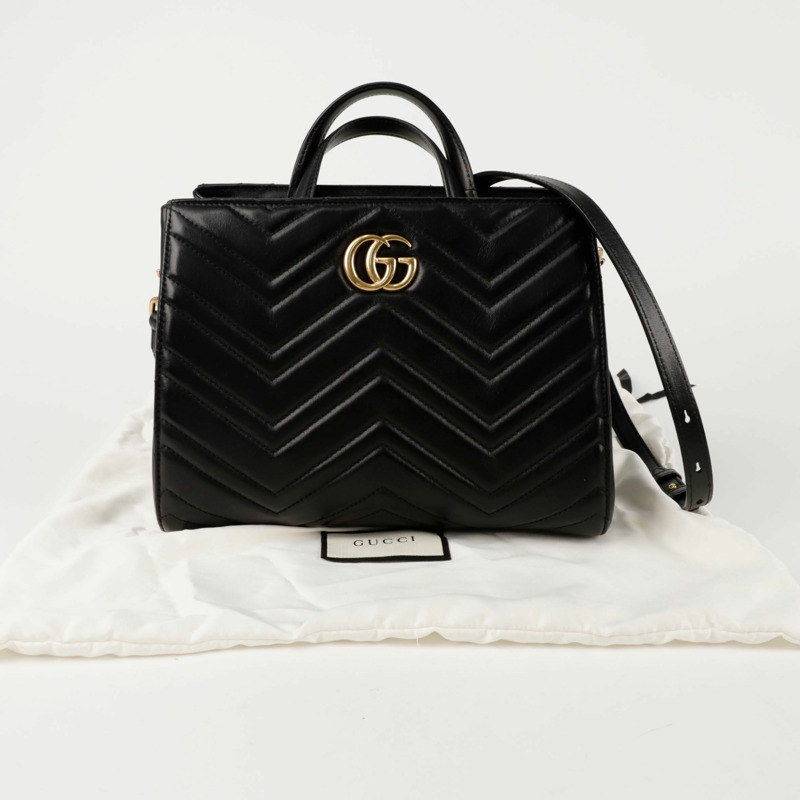 GUCCI GG Marmont 手提單肩包 448054-0