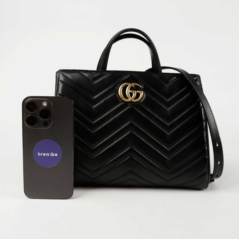 GUCCI GG Marmont 手提單肩包 448054-10