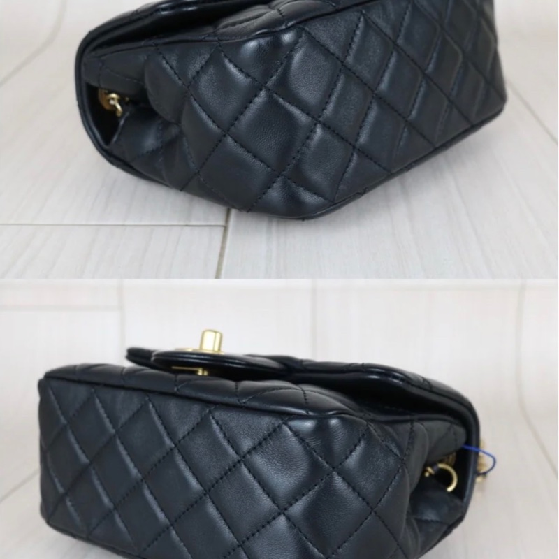 「JL精品代購」97新 Chanel 香奈兒 黑金 金球方胖cf17 Ic 芯片款-5