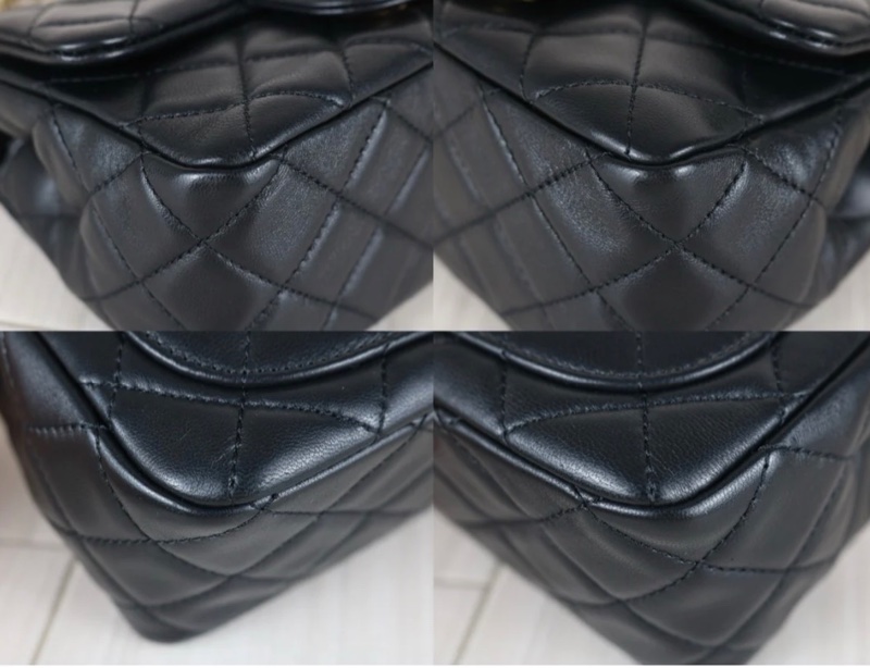 「JL精品代購」97新 Chanel 香奈兒 黑金 金球方胖cf17 Ic 芯片款-6