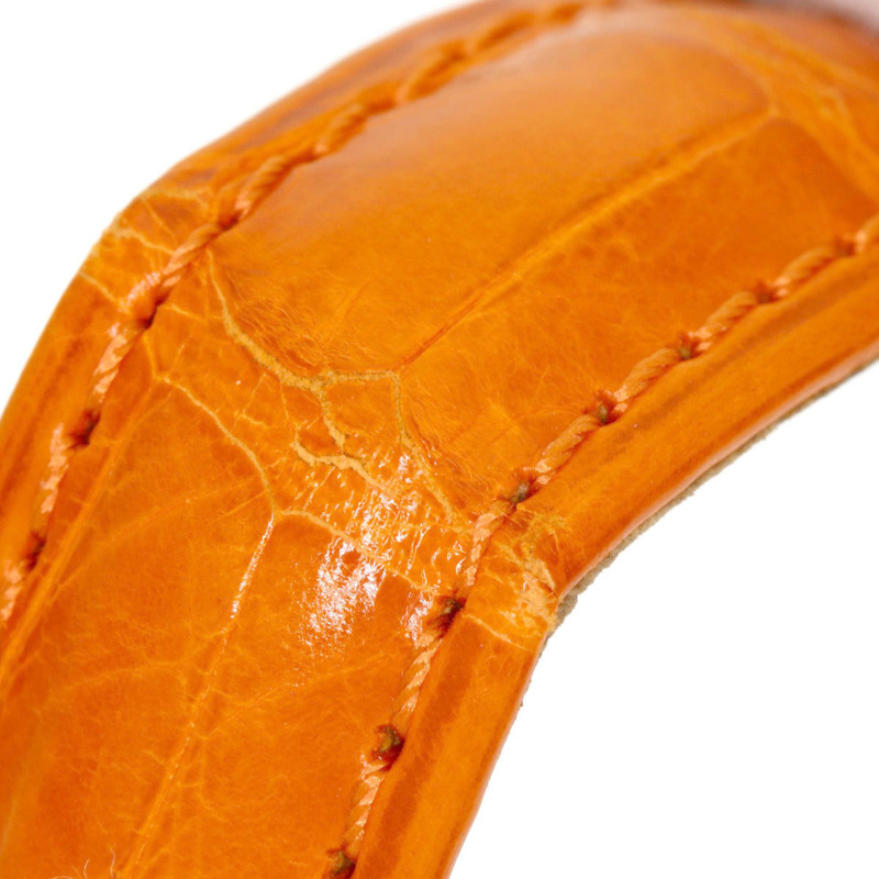 卡地亞 Pasha 32毫米網格鑲鑽腕錶 WJ105741,18K 白金,鱷魚皮錶帶,鑲鑽,女士款-26