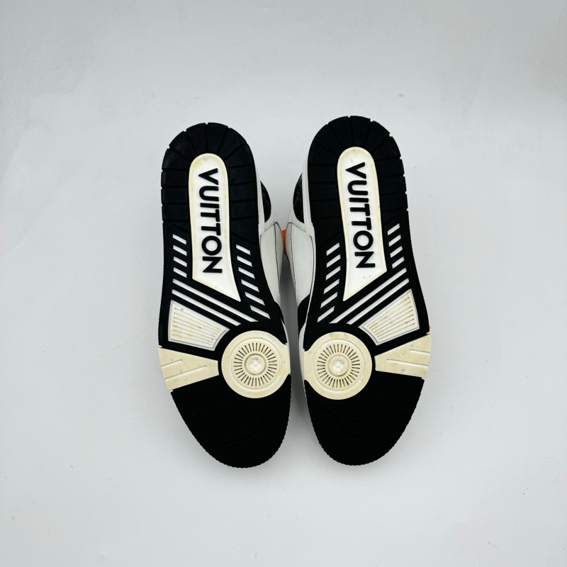 98新LV/8.5碼42.5碼/黑白牛仔魔術貼trainer-5