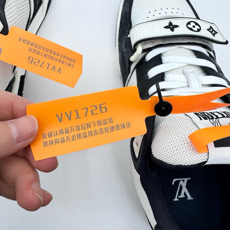 98新LV/8.5碼42.5碼/黑白牛仔魔術貼trainer-7