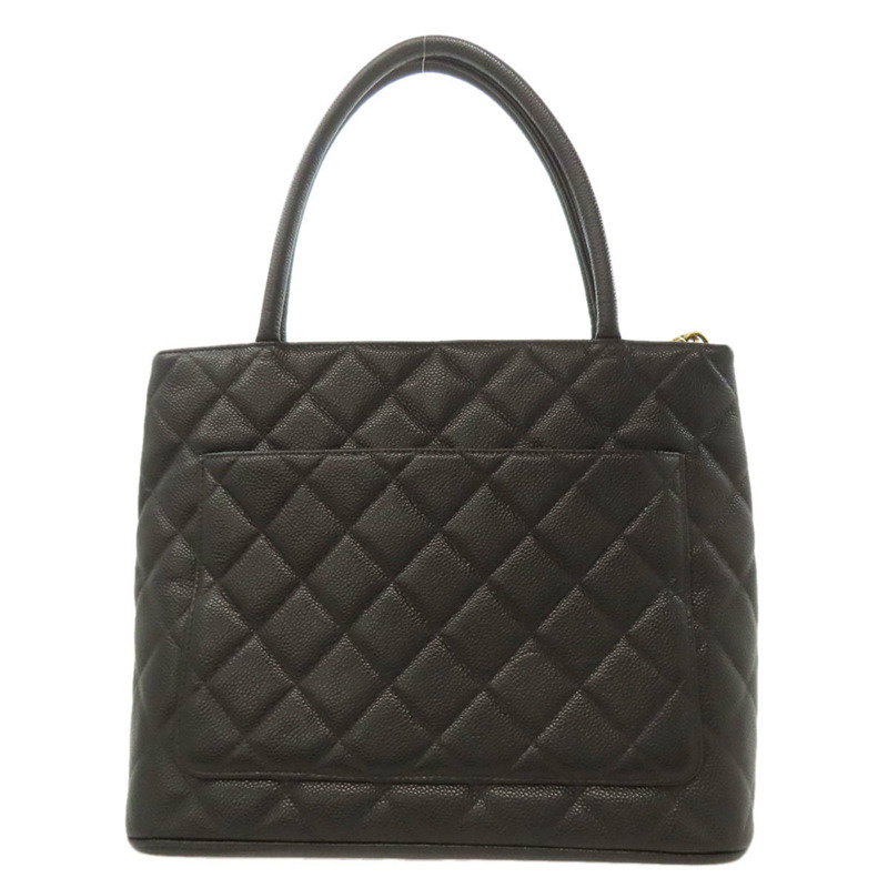 香奈兒復刻版手提包,金色五金,粒面小牛皮,女士-1