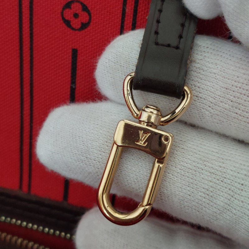 LV Neverfull MM 🎀現品實拍🎀中款 棋盤格 托特包 N51105~~二手約9成新-70