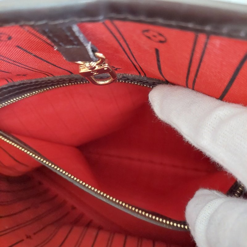 LV Neverfull MM 🎀現品實拍🎀中款 棋盤格 托特包 N51105~~二手約9成新-72