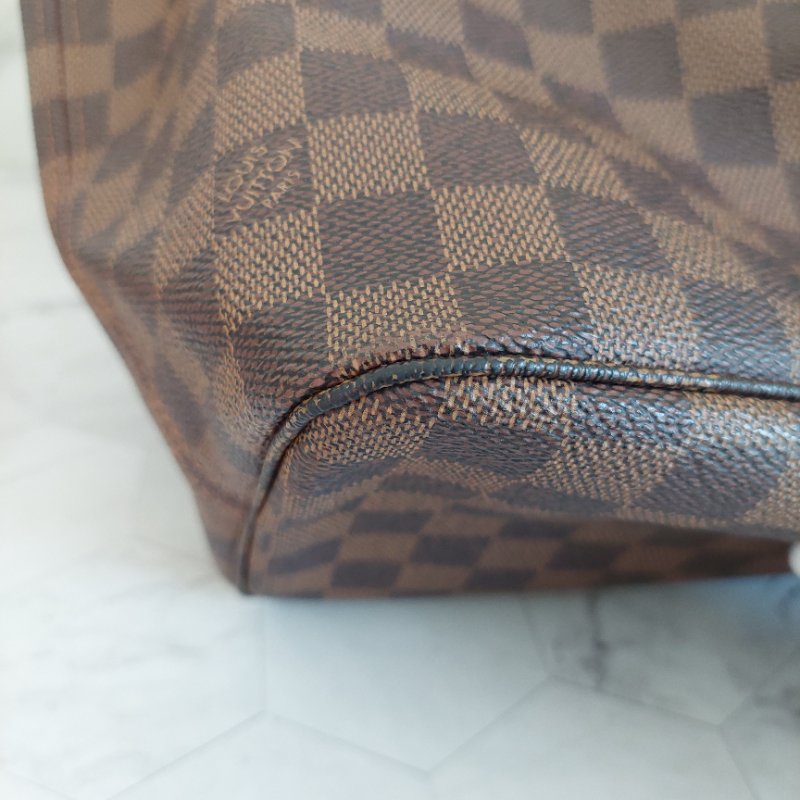 LV Neverfull MM 🎀現品實拍🎀中款 棋盤格 托特包 N51105~~二手約9成新-80