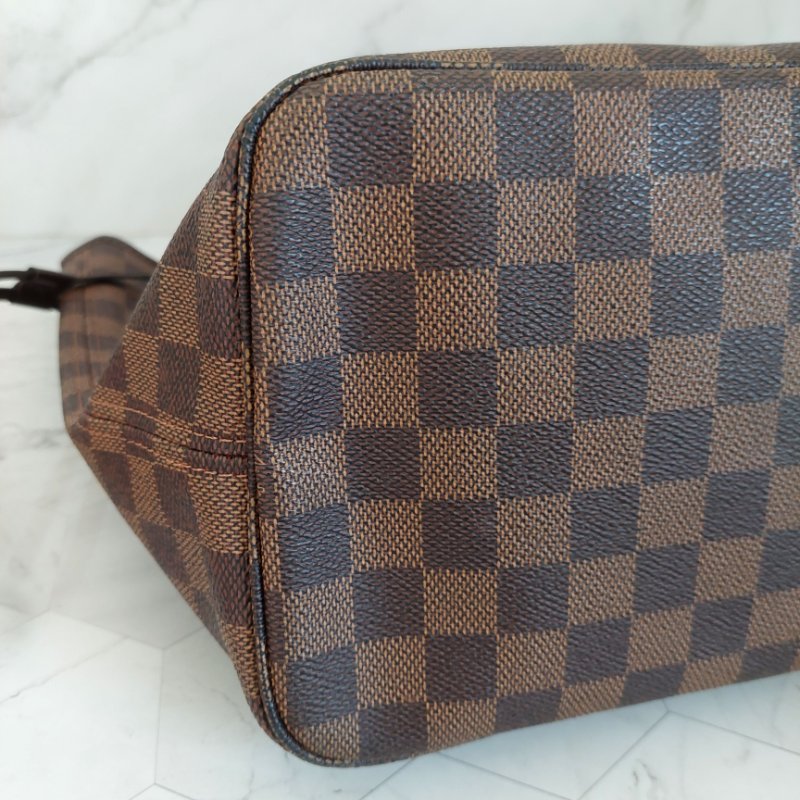 LV Neverfull MM 🎀現品實拍🎀中款 棋盤格 托特包 N51105~~二手約9成新-84