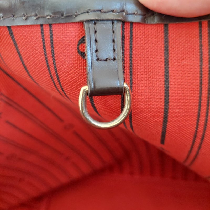 LV Neverfull MM 🎀現品實拍🎀中款 棋盤格 托特包 N51105~~二手約9成新-92