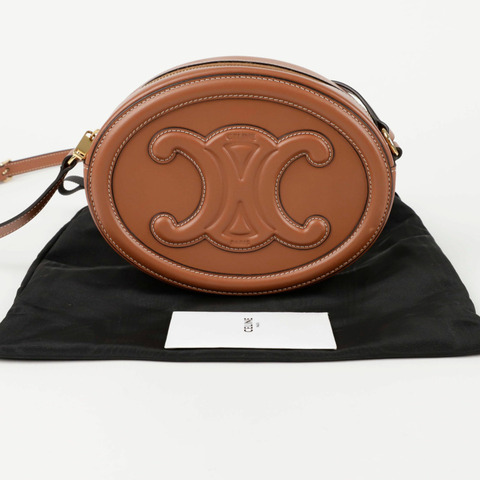 【包稅】CELINE 198603DXC 橢圓形單肩斜背包