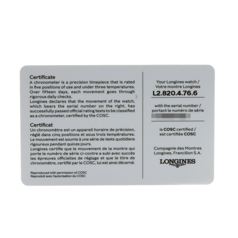 浪琴錶 L2.820.4.76.6 Record 系列腕錶,不鏽鋼材質,男款-24
